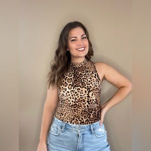 Leopard Print Bodysuit